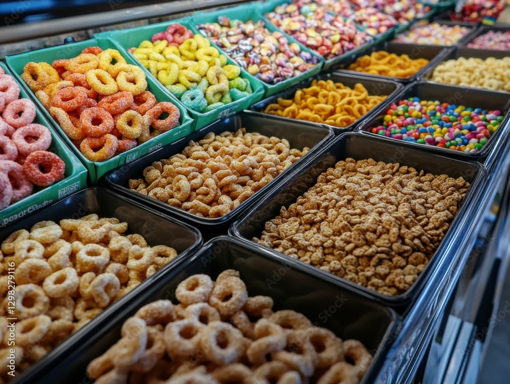 Apple Jacks Breakfast Cereal Display at North Port, Florida Supermarket Apple Jacks Breakfast Cereal Display at North Port, Florida Supermarket