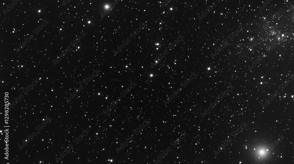 Obraz premium Vast starry night sky with sparkling stars and galactic wonder