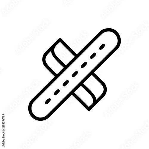 Nail files icon in simple vector design capturing essential tools for nail care