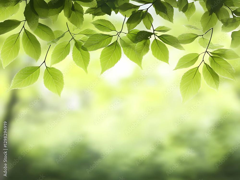 Green Leaf Background Image