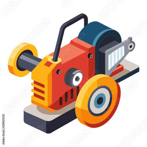 Rebar Cutter in bright colors on a clean backdrop