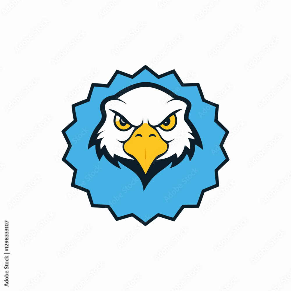 Fototapeta premium eagle owl vector illustration