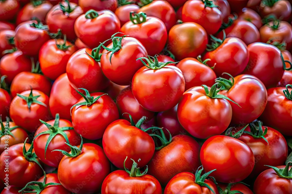 Close-up of juicy, red ripe tomatoes; vibrant texture, fresh, organic bounty. Close-up of juicy, red ripe tomatoes; vibrant texture, fresh, organic bounty.