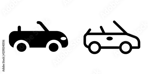 Modern Convertible Icon Design Symbol Set