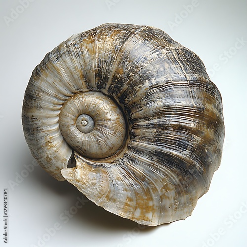 Spiral Seashell Close-Up