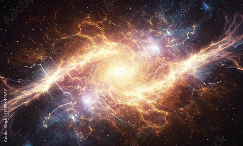 abstract space background 4k video