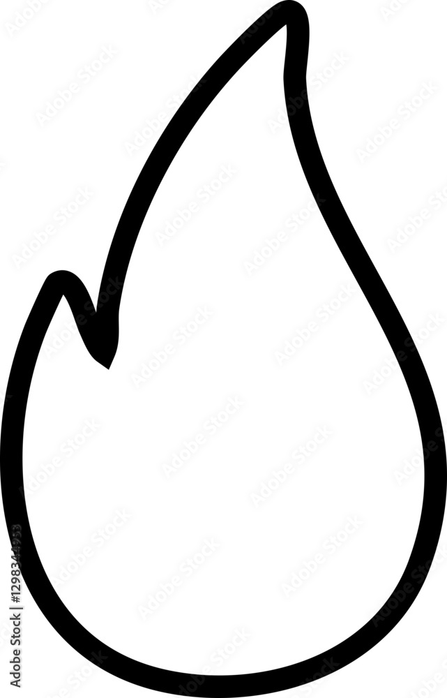 fire icon outline fire icon outline