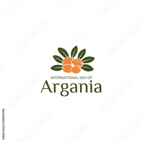 International Day of Argania vector illustration. Logo, icon, vector design