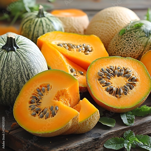 Fresh Fall Squash & Melon Variety