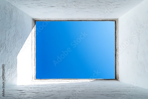 Skylight in White Walls