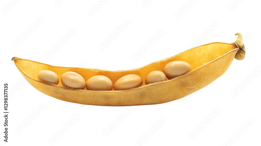 Fototapeta premium pea vegetable bean isolated on a white background 