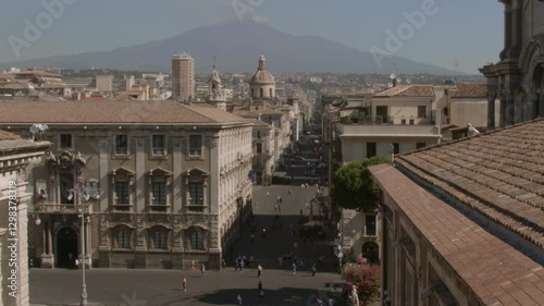 Top view of Catania city centre 