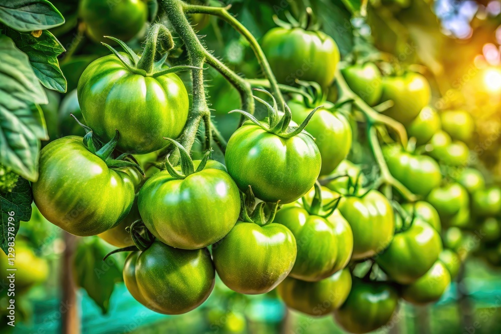 Close-up: Lush Italian tomato vine, organically grown, promising a delicious harvest. Close-up: Lush Italian tomato vine, organically grown, promising a delicious harvest.