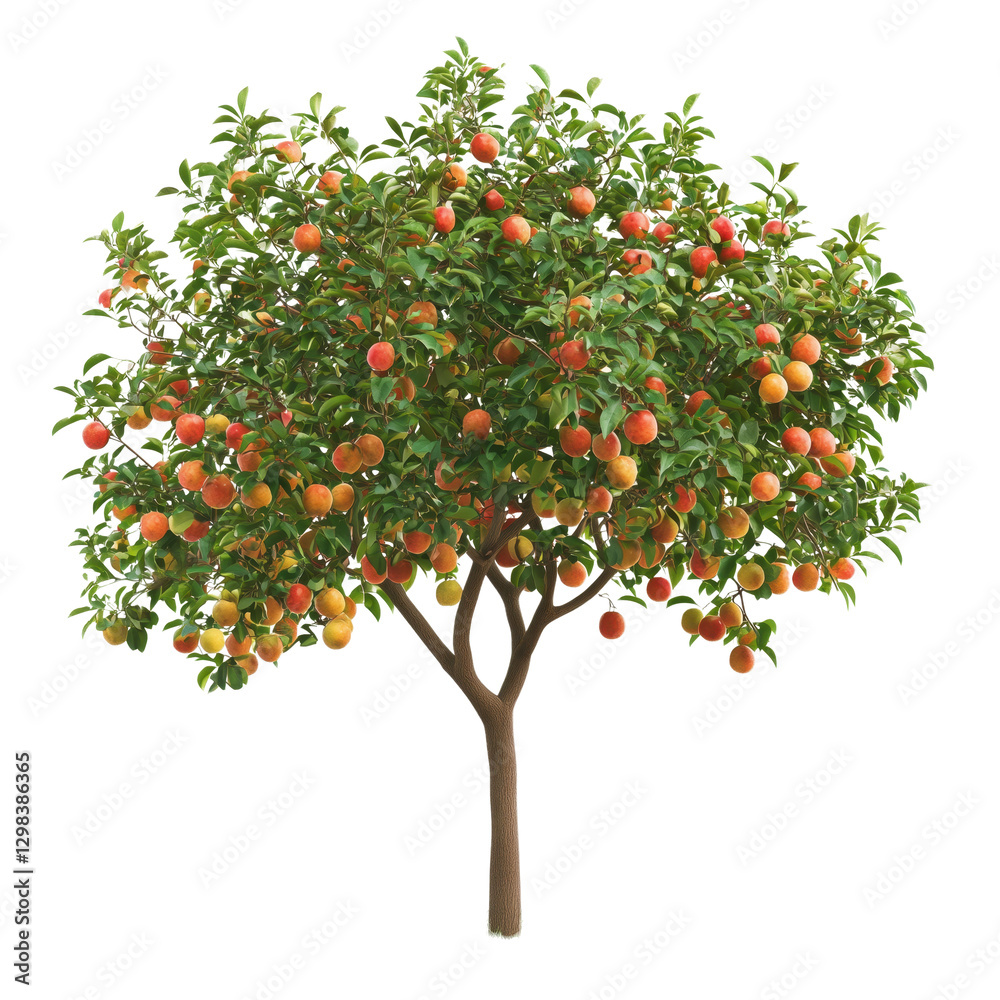 Single tree on transparent background Single tree on transparent background