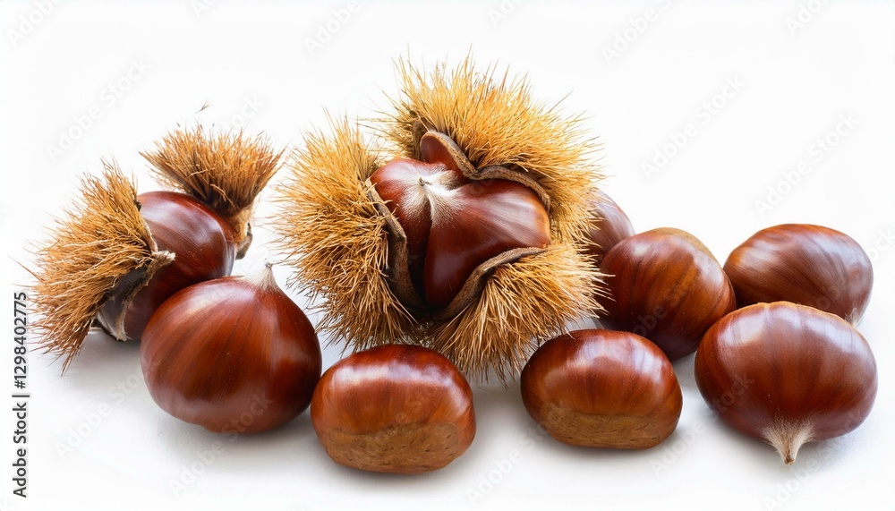 chestnut chestnuts chesnuts isolated for background autumn chestnut chestnuts chesnuts isolated for background autumn