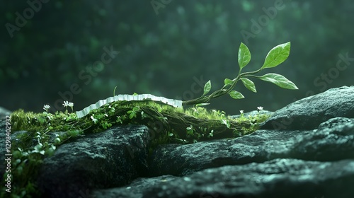 Official Bandage Strip Transforms into a Beautiful Green Vine