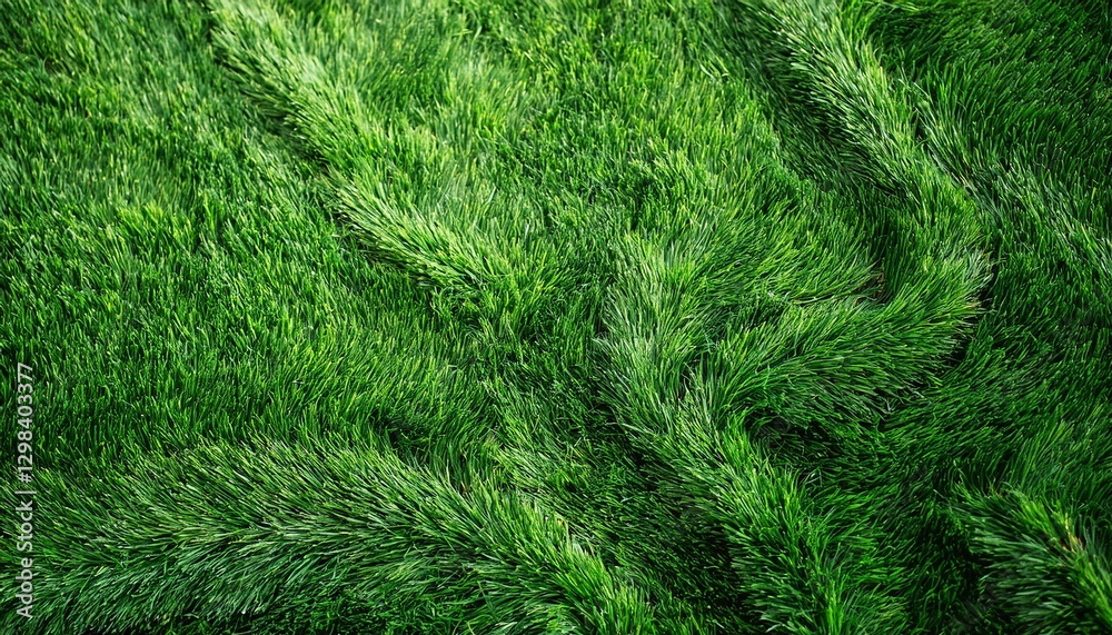 natural green grass background fresh lawn top view