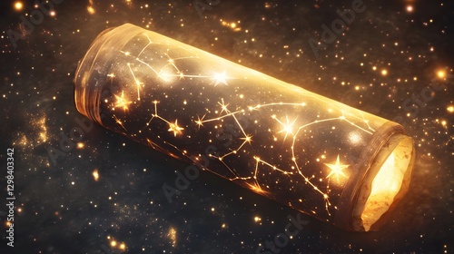 Creative Bandage Featuring Patterns of Constellations in Space