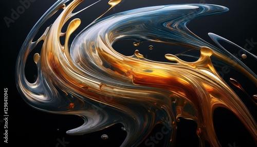 Wallpaper Mural Morphing Liquid Motion Transitions Torontodigital.ca