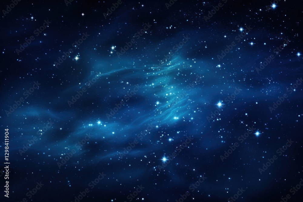Fototapeta premium Dark blue space with stars backgrounds astronomy universe.