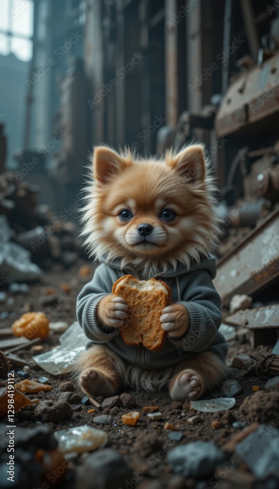 dog in the street dog in the street