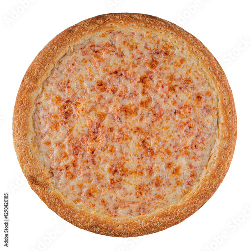 a professional chef assembles and cooks a delicious pizza. photo