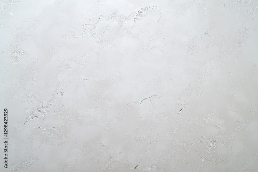 Fototapeta premium Minimalist white plaster wall with subtle texture, perfect for modern interiors. This ultra modern design adds serene and elegant touch to any space