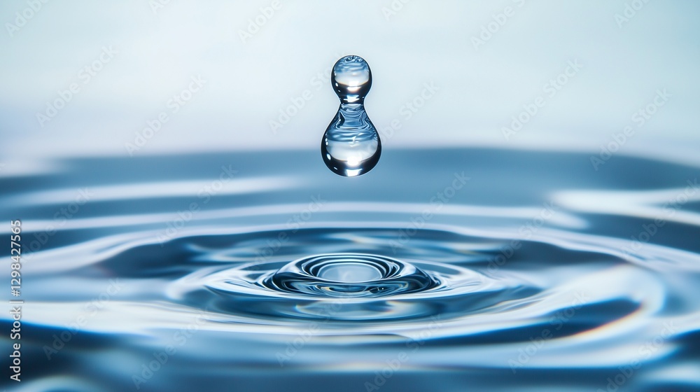Water droplet with blue background. Isolated water splash on wall. A cutout of a transparent background. A blue background with a water droplet lifestyle. Water droplet with blue background. Isolated water splash on wall. A cutout of a transparent background. A blue background with a water droplet lifestyle.