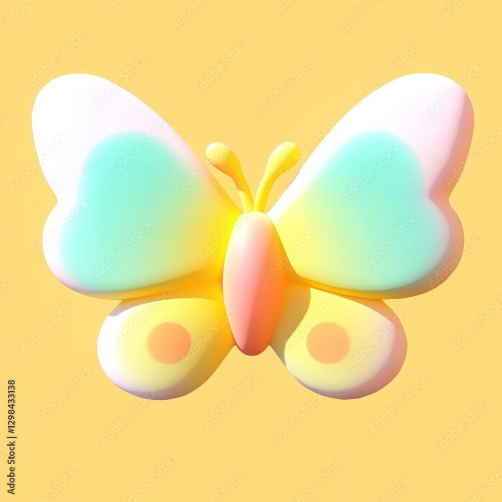 3d butterfly illustration chandelier colorful. 3d butterfly illustration chandelier colorful.