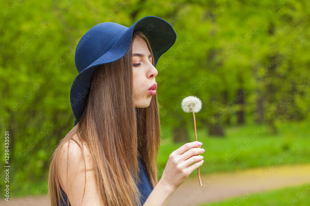 Young adult woman outdoors. Portrait of young beauty model Young adult woman outdoors. Portrait of young beauty model