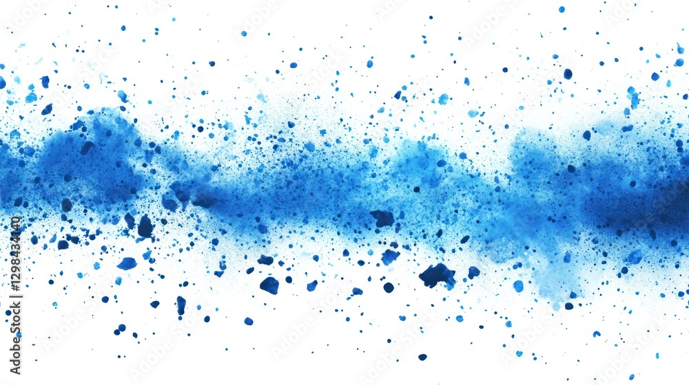 Abstract Blue Watercolor Splash: A Serene and Dynamic Artwork Abstract Blue Watercolor Splash: A Serene and Dynamic Artwork