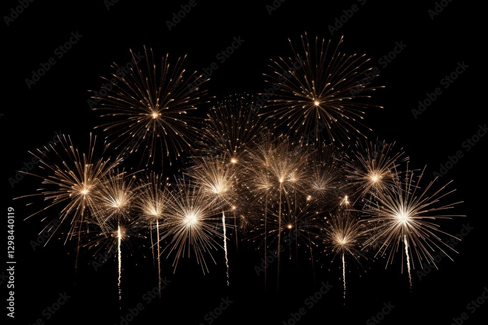 Fountains fireworks in the sky night celebration pyrotechnic. Fountains fireworks in the sky night celebration pyrotechnic.