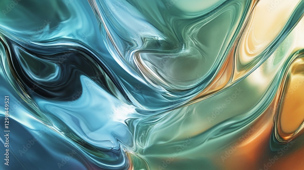 Obraz premium Glass Texture Frosted Scene with Texture with Tones