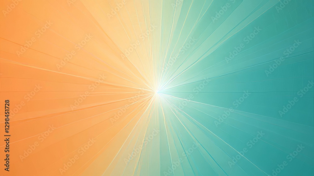 Obraz premium Background Radial Gradient Overview with Gradient with Teal