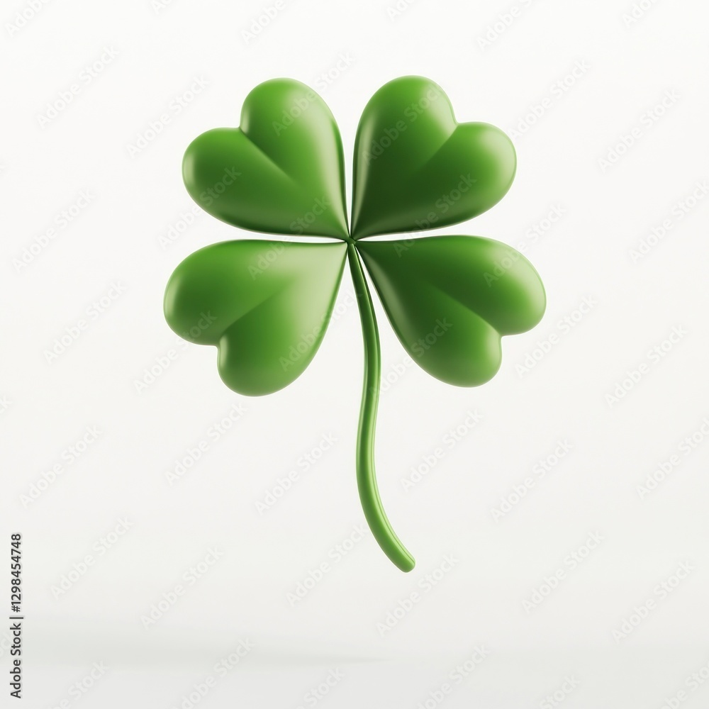 Shamrock icon plant green leaf. Shamrock icon plant green leaf.
