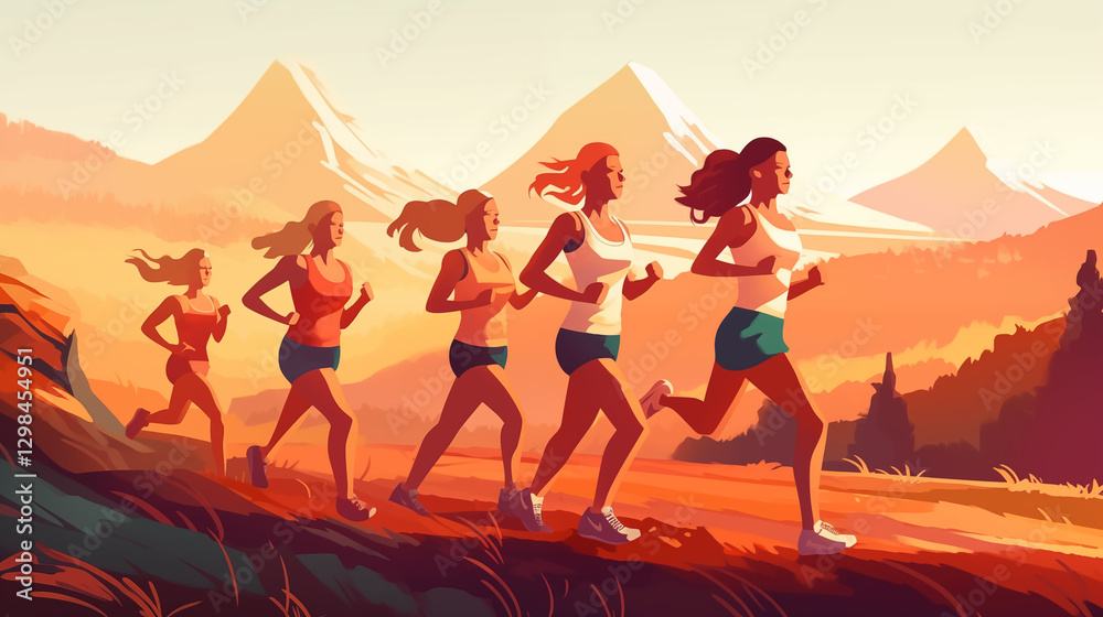 Fototapeta premium Women's Day, diversity, empowerment, celebration