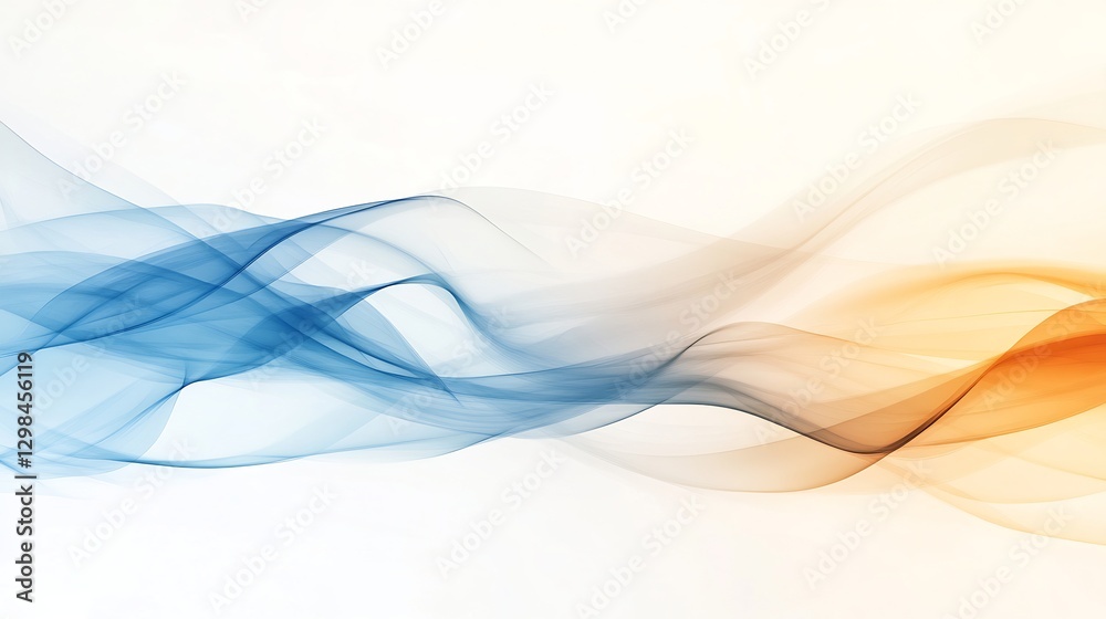 Fototapeta premium dreamlike color blending with soft luminous glow