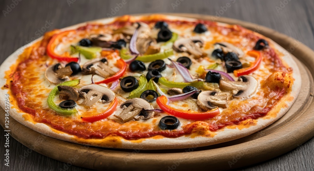 pizza with salami and olives pizza with salami and olives