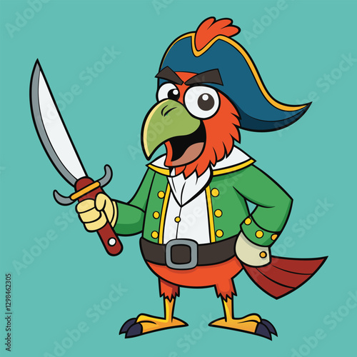 Pirate Parrot Captain