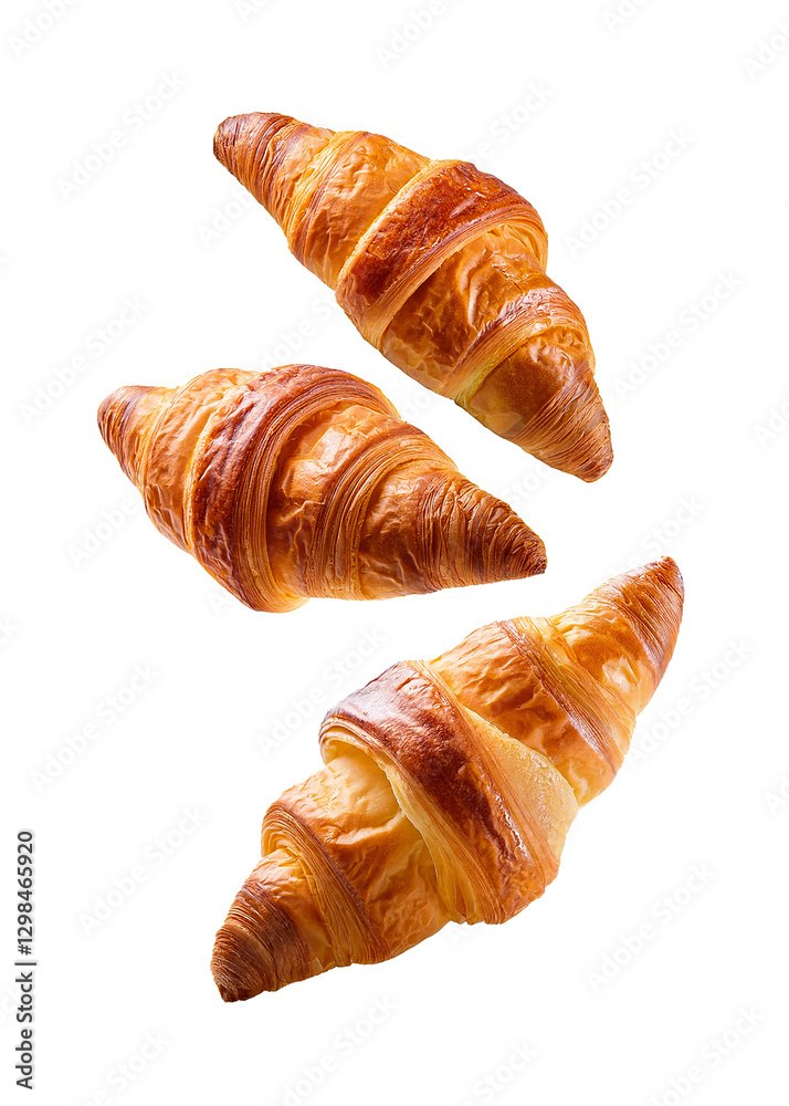 Buttery, Flaky, Crispy, and Freshly Baked Croissants Buttery, Flaky, Crispy, and Freshly Baked Croissants