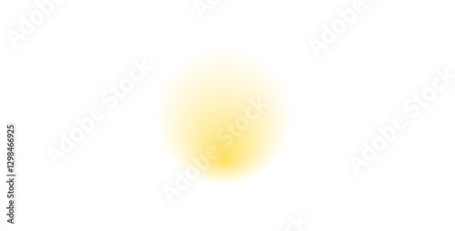 PNG yellow gradient background on transparent background lines of yellow color. Sunlight with a special glare effect on a transparent background. Light transition with natural sunlight shadow