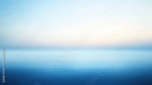 Wallpaper Mural Serene Misty Waterscape: A Tranquil Seascape at Dawn Torontodigital.ca