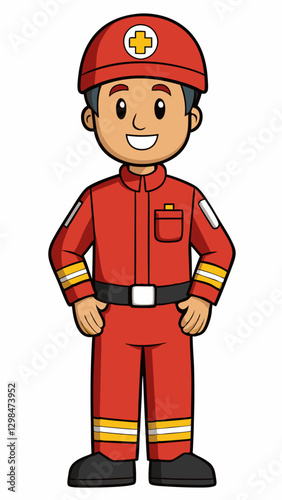 Emergency Responder smiling in uniform