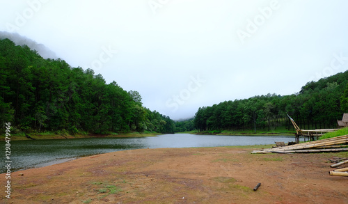 Wallpaper Mural The Nature City Of North, beautiful Viewpoint pang oung Mae Hong Son, Thailand. Torontodigital.ca