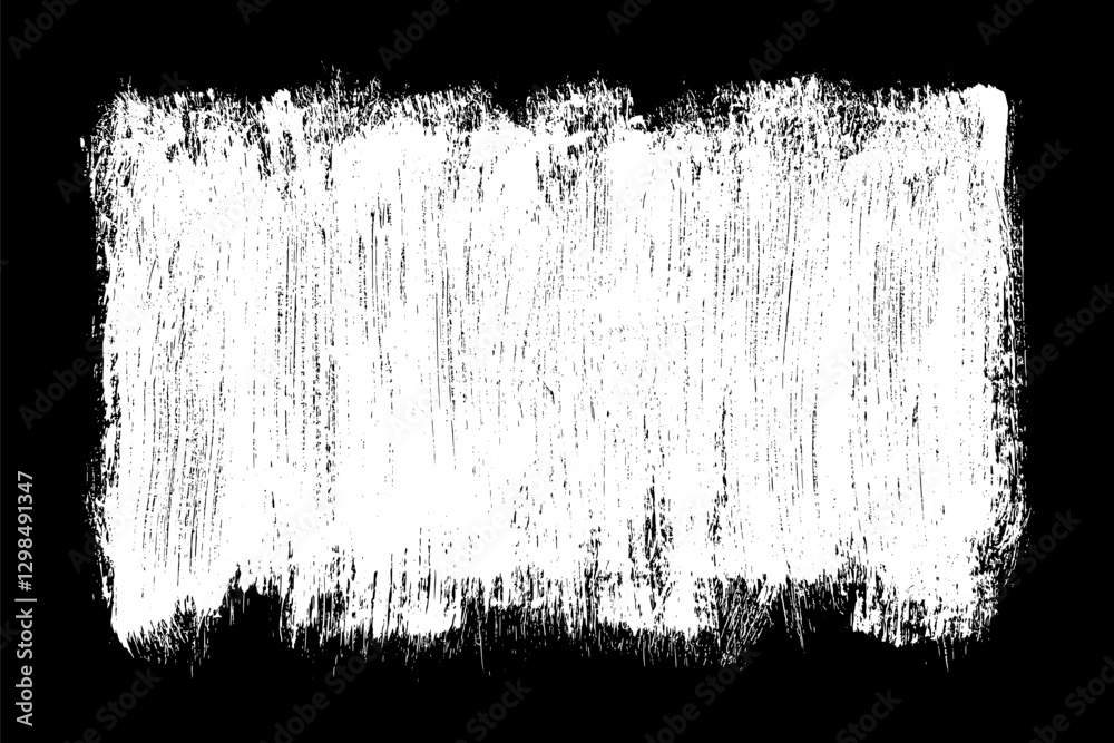 Grunge frame border. Vector paint texture.