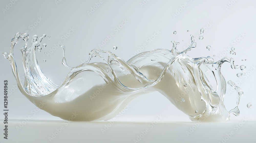 Elegant Milk Splash Wave – High-Speed Liquid Motion with Realistic Droplets,Dynamic splash of milk creating waves and droplets against a white background,Milk Cream flavour splash isolated,Milk Splash Elegant Milk Splash Wave – High-Speed Liquid Motion with Realistic Droplets,Dynamic splash of milk creating waves and droplets against a white background,Milk Cream flavour splash isolated,Milk Splash