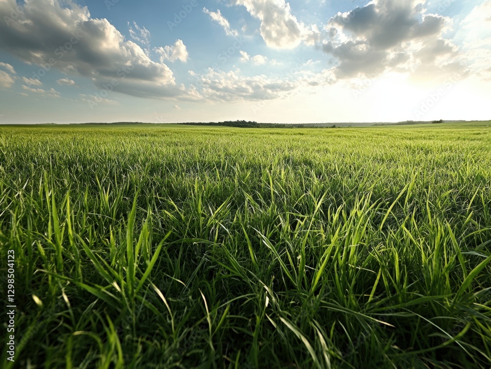 field of grass under a cloudy sky field of grass under a cloudy sky