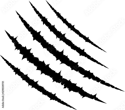 Animal Claw Scratch Mark Illustration Vector