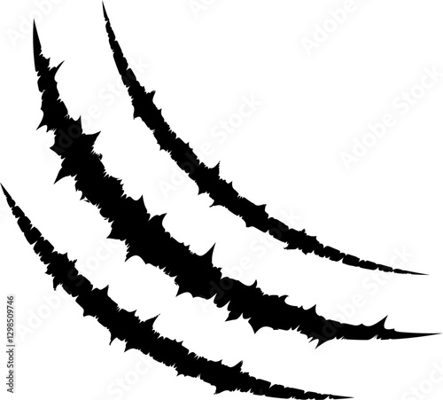 Animal Claw Scratch Mark Illustration Vector