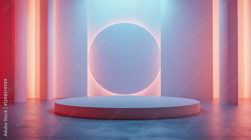Neon Lights Podium A Brilliant Showcase of Color and Innovation Neon Lights Podium A Brilliant Showcase of Color and Innovation
